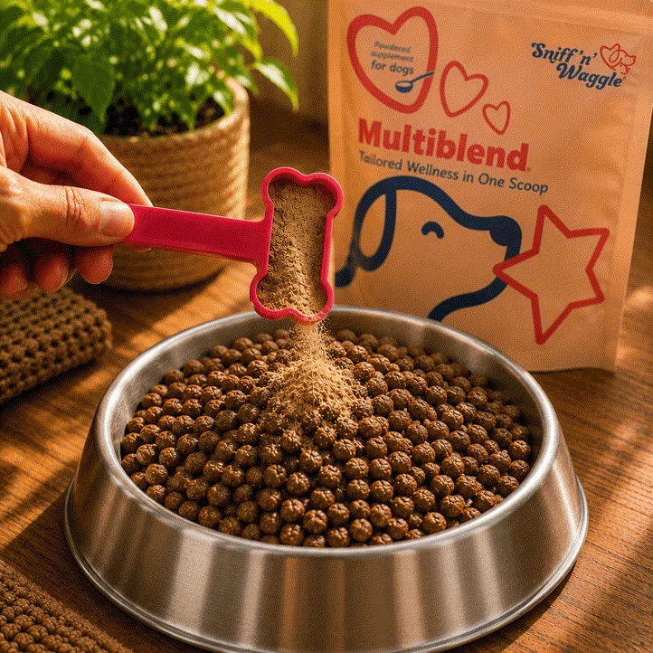 One scoop over dinner. Done.